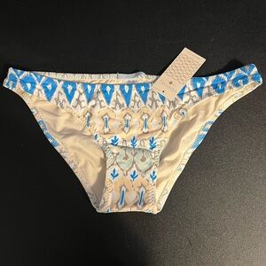 NWT Eberjey Bleached Blues Valentina Bikini Bottom
